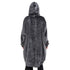 Snuggs Blanket Hoodie Dark Grey Christmas Ho Ho Ho Pocket